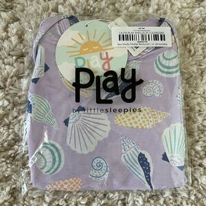 NIB Sea Shells Flutter Bodysuit 12-18 months